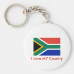 S Africa Flag The MUSEUM Zazzle I Love MY Country Key Chains