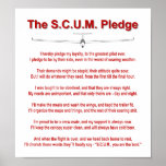 S.C.U.M. Pledge posters