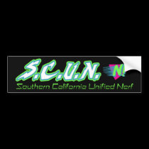 S.C.U.N. NARF! Sticker bumper stickers by N8theBaghead S.C.U.N. NARF! Sticker bumper stickers