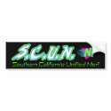 S.C.U.N. NARF! Sticker bumper stickers by N8theBaghead S.C.U.N. NARF! Sticker bumper stickers
