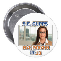 S.E. Cupps for NYC Mayor 2013 Pins