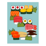 S for Sushi Postcard postcards