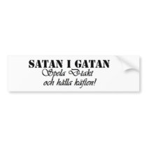S.I.G - stings to play D-takt Bumper Sticker