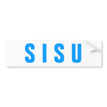 S I S U Bumper Sticker bumper stickers by nordia S I S U Bumper Sticker bumper stickers