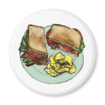 S is for Sandwich magnets by allaboutdrums S is for Sandwich magnets
