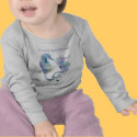 S is for Sea Horse Cute Baby T-Shirt