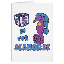 S is for Seahorse Card by PatchworkPals S is for Seahorse Card