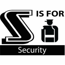 S Is For Security photo sculptures