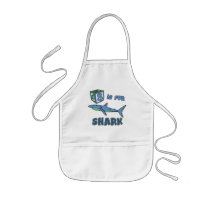 S is for Shark Kids Apron by PatchworkPals S is for Shark Kids Apron