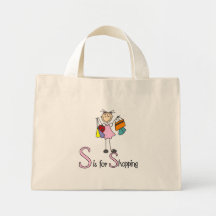 S is for Shopping Canvas Bag