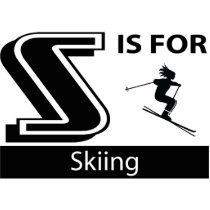 S Is For Skiing photo sculptures by busybees S Is For Skiing photo sculptures
