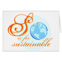 S Is For Sustainable Cards