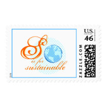 S is For Sustainable Postage Stamps