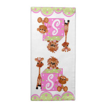 S is for Sweet Monkey Napkin