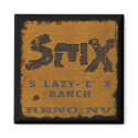 S 'lazyE' X Ranch magnets by ZsTees S 'lazyE' X Ranch magnets