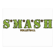 S*M*A*S*H Volleyball Post Card