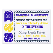 S n' B Invitation