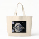 S.O.S. SAVE OUR HARP SEALS TOTE BAGS