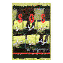 S O S - save our shade posters