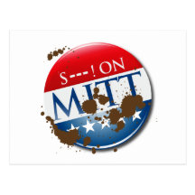 S--- ON MITT POSTCARD