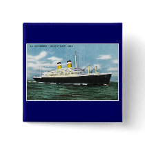 S.S. Constitution American Express Lines Vintage Buttons