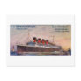 S.S. France Vintage Steamship Postcard