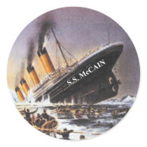 S.S. McCAIN stickers