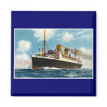 S.S. Stuttgart Luxury Ocean Liner - Vintage Magnets