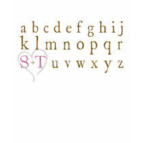 S + T = Alphabet Love t-shirts