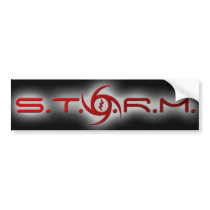 S.T.O.R.M. Bumper Sticker bumper stickers by stormreggae S.T.O.R.M. Bumper Sticker bumper stickers