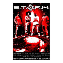 S.T.O.R.M. Poster posters by stormreggae S.T.O.R.M. Poster posters