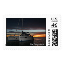 S/v Delphinus Sunset postage by KimStebbens S/v Delphinus Sunset postage
