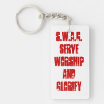 S.W.A.G. KeyChain Acrylic Key Chains