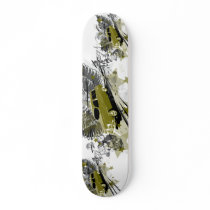 Saab-95 goes to heaven - pea green skateboards by griffingear Saab-95 goes to heaven - pea green skateboards