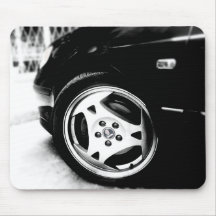 Saab Aero (klingon) wheel Mousepads