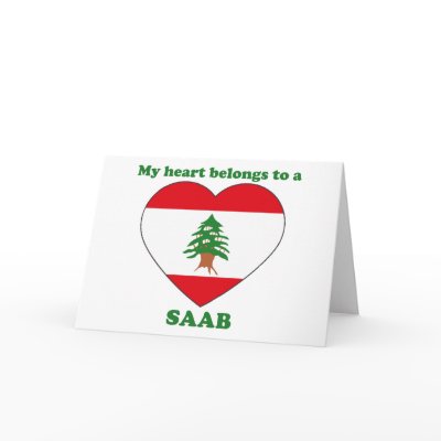 Saab Card by ValentinesDayTshirts