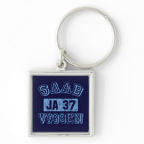 Saab Viggen - BLUE Key Chains