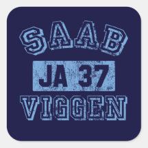 Saab Viggen - BLUE Stickers