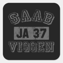 Saab Viggen sticker.