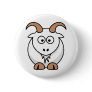 Saanen Goat Pinback Button