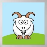 Saanen Goat Print
