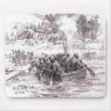 Saar River under fire mousepads