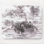 Saar River under fire mousepads