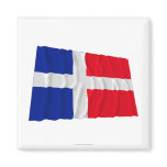 Saar Waving Flag (1947-1956) Magnets