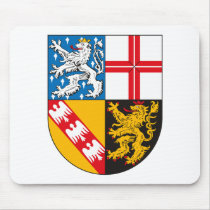Saarland Coat of Arms Mousepad by FlagTshirts Saarland Coat of Arms Mousepad