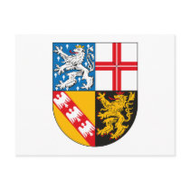 Saarland Coat of Arms Postcard by FlagTshirts Saarland Coat of Arms Postcard