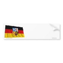 Saarland Flag bumper stickers by Vexillophile Saarland Flag bumper stickers