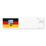 Saarland Flag Bumper Sticker
