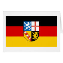Saarland Flag cards by Vexillophile Saarland Flag cards