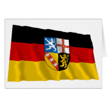 Saarland Flag cards by Vexillophile Saarland Flag cards